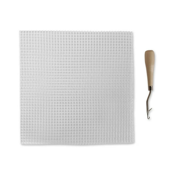 2pcs 1m//each Rug Hooking Mesh Canvas for Rug Making Latch Hook Crafts Work